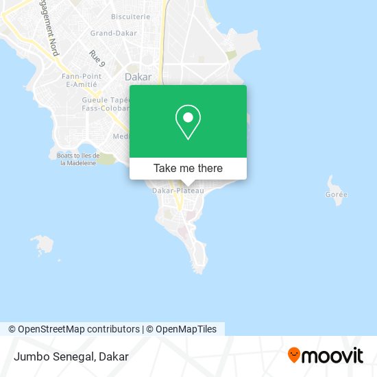 Jumbo Senegal map