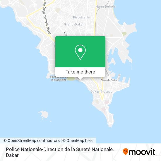 Police Nationale-Direction de la Sureté Nationale map