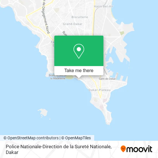 Police Nationale-Direction de la Sureté Nationale map