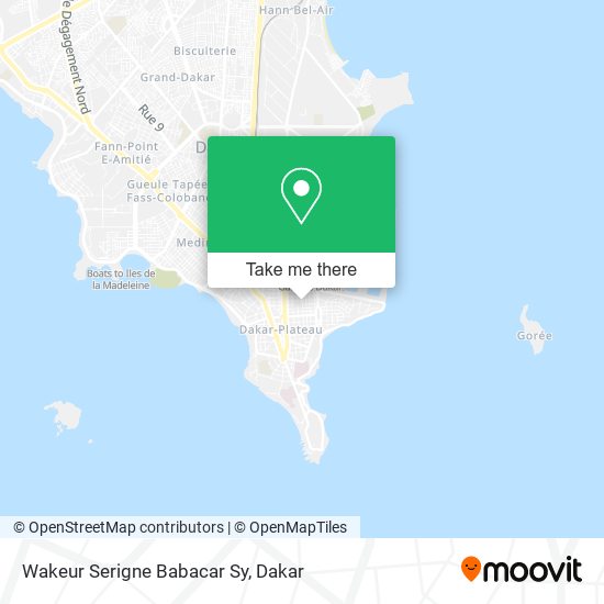 Wakeur Serigne Babacar Sy map