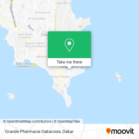 Grande Pharmacie Dakaroise map