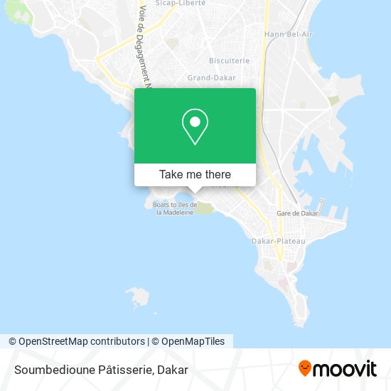Soumbedioune Pâtisserie map