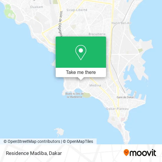 Residence Madiba map
