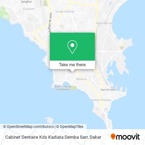 Cabinet Dentaire Kds Kadiata Demba Sarr map