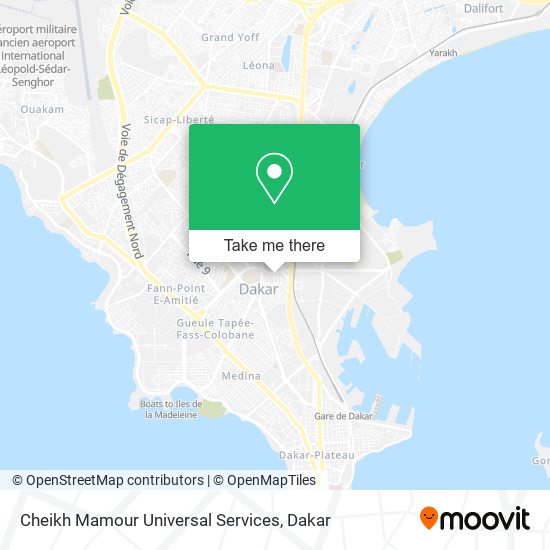 Cheikh Mamour Universal Services map