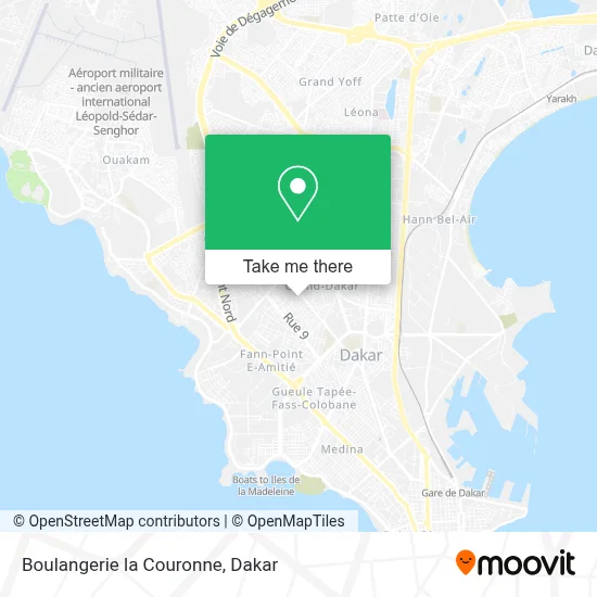 Boulangerie la Couronne map