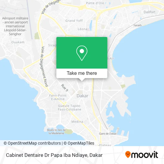 Cabinet Dentaire Dr Papa Iba Ndiaye map