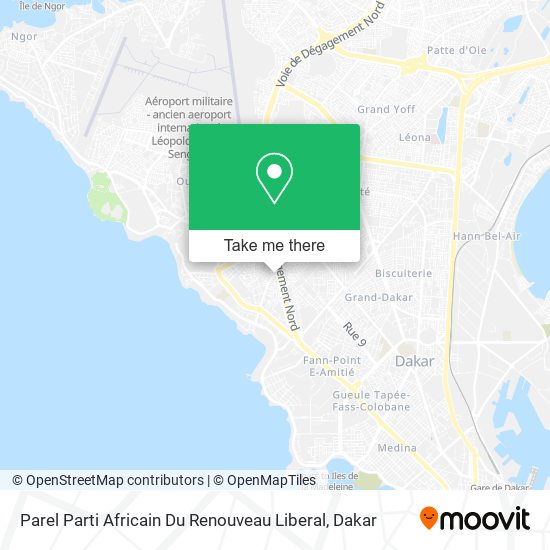 Parel Parti Africain Du Renouveau Liberal map