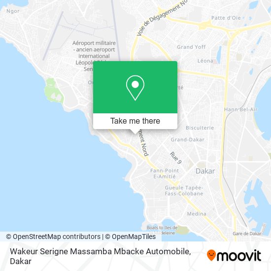 Wakeur Serigne Massamba Mbacke Automobile map