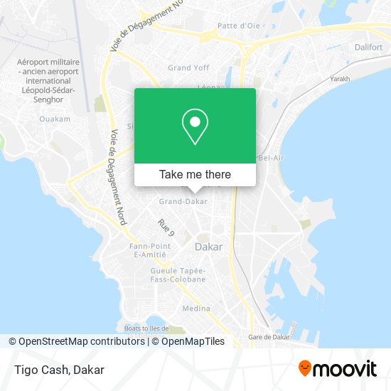 Tigo Cash map