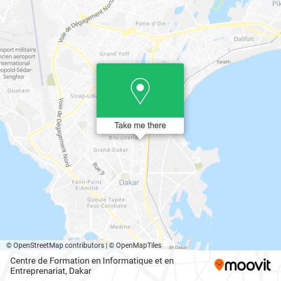 Centre de Formation en Informatique et en Entreprenariat map