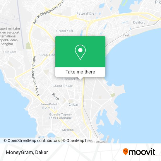 MoneyGram map