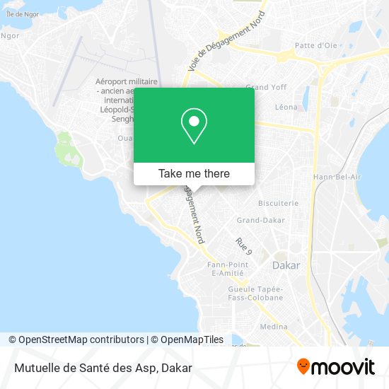 Mutuelle de Santé des Asp map