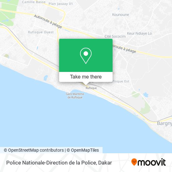 Police Nationale-Direction de la Police map