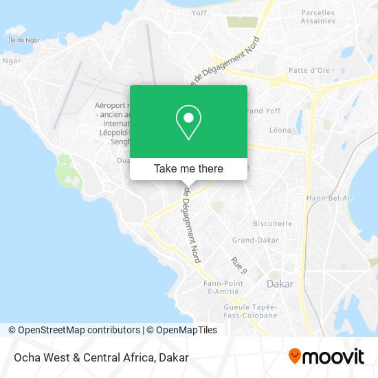Ocha West & Central Africa map