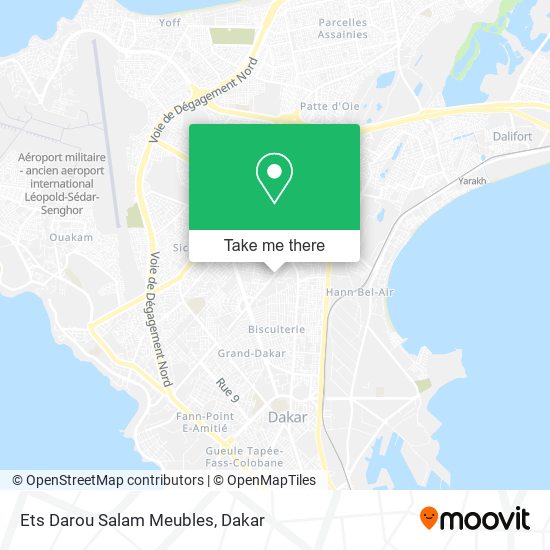 Ets Darou Salam Meubles map