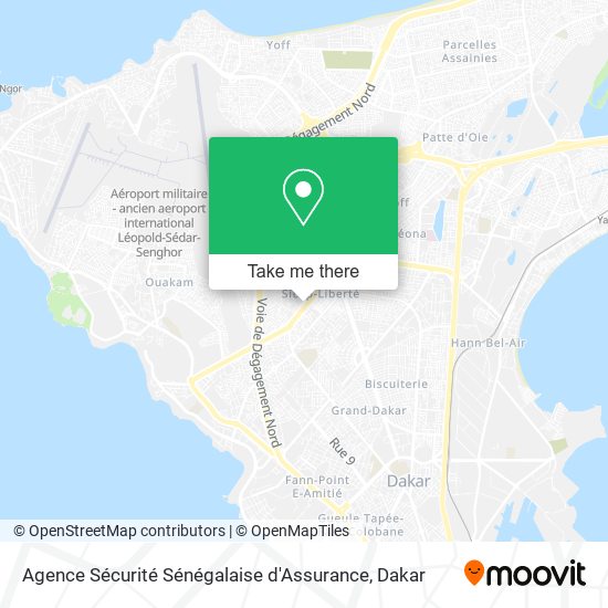 Agence Sécurité Sénégalaise d'Assurance map