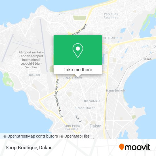 Shop Boutique map