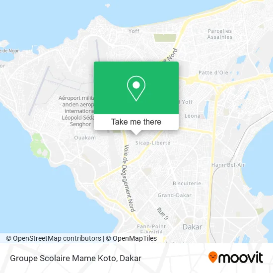 Groupe Scolaire Mame Koto map