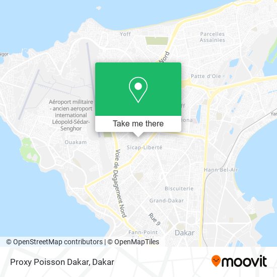 Proxy Poisson Dakar map