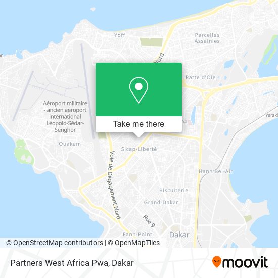 Partners West Africa Pwa map