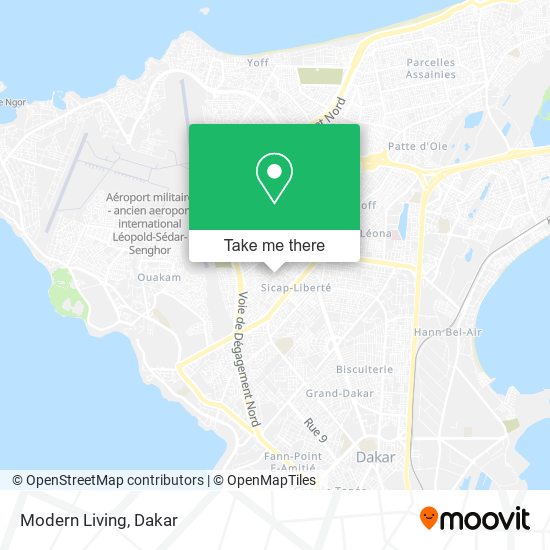 Modern Living map