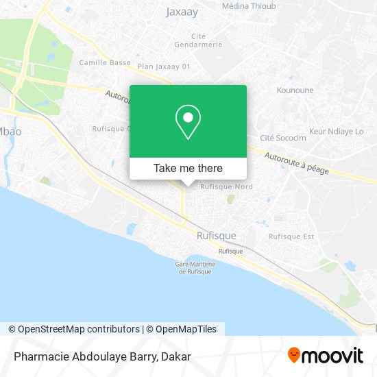 Pharmacie Abdoulaye Barry map