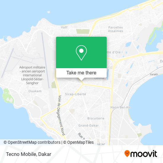 Tecno Mobile map