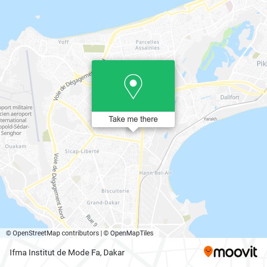 Ifma Institut de Mode Fa map