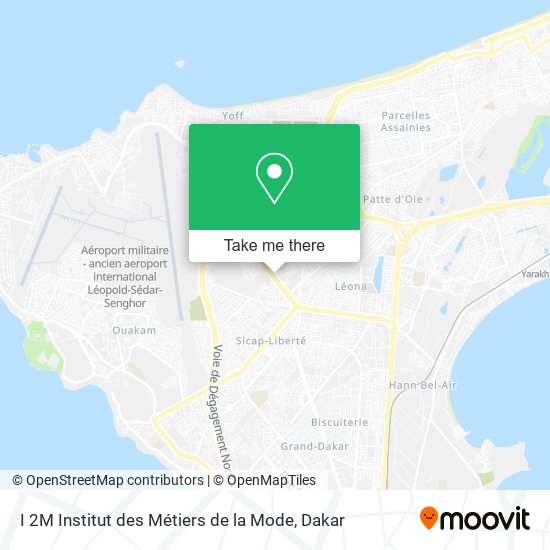 I 2M Institut des Métiers de la Mode map