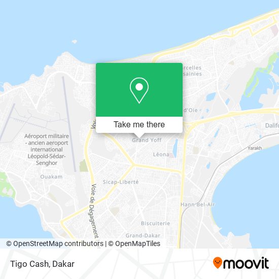 Tigo Cash map