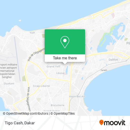 Tigo Cash map