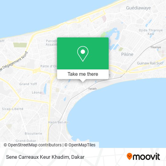 Sene Carreaux Keur Khadim map