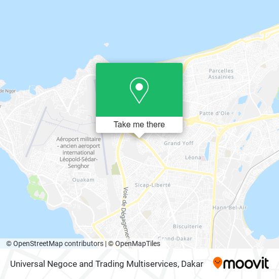 Universal Negoce and Trading Multiservices map