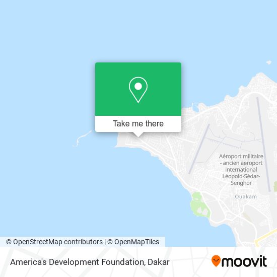 America's Development Foundation map