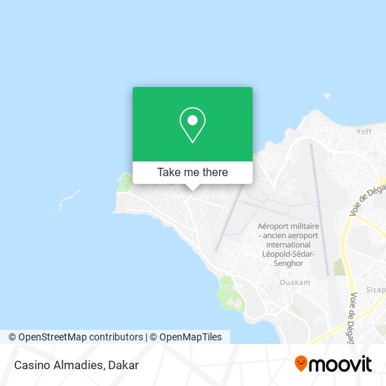 Casino Almadies map