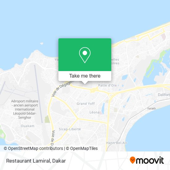 Restaurant Lamiral map