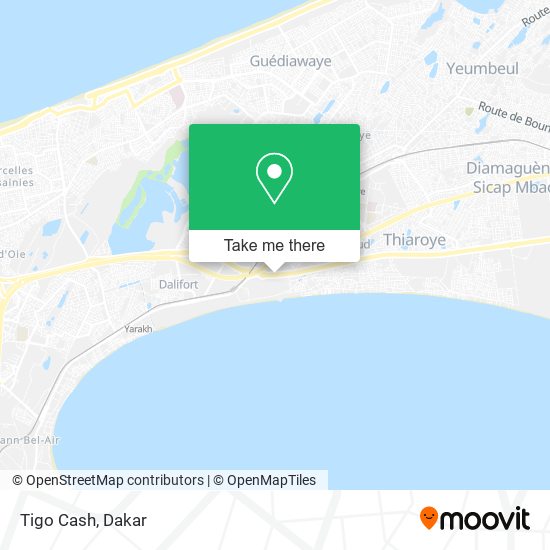 Tigo Cash map