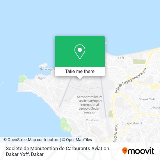 Société de Manutention de Carburants Aviation Dakar Yoff map