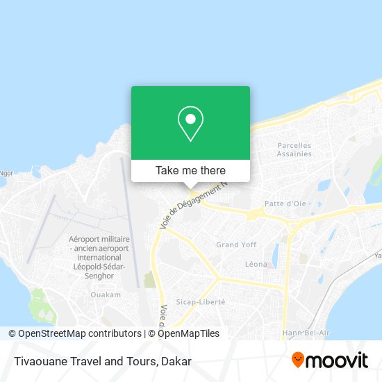 Tivaouane Travel and Tours map