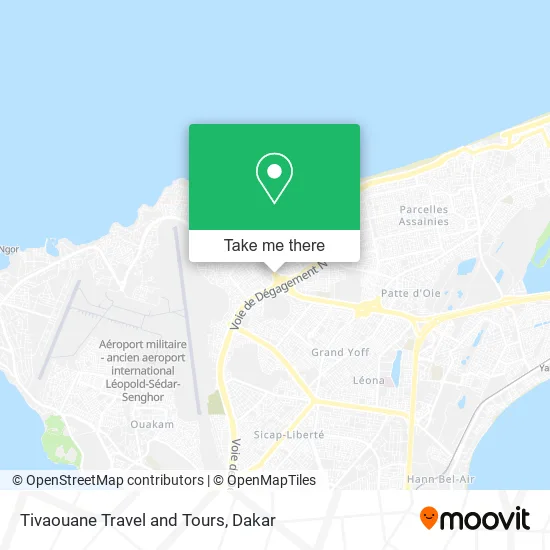Tivaouane Travel and Tours map