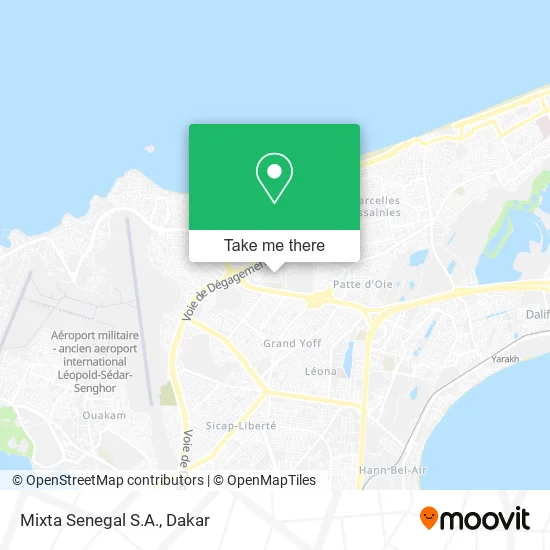 Mixta Senegal S.A. map