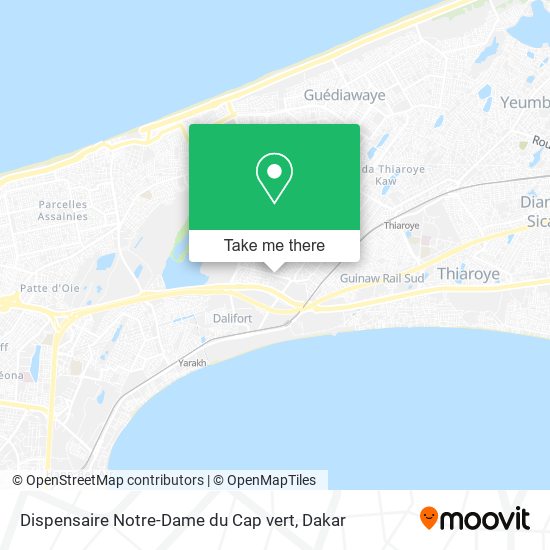 Dispensaire Notre-Dame du Cap vert map