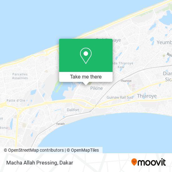 Macha Allah Pressing map