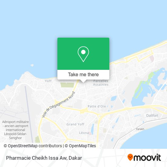 Pharmacie Cheikh Issa Aw map