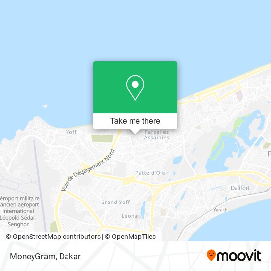 MoneyGram map