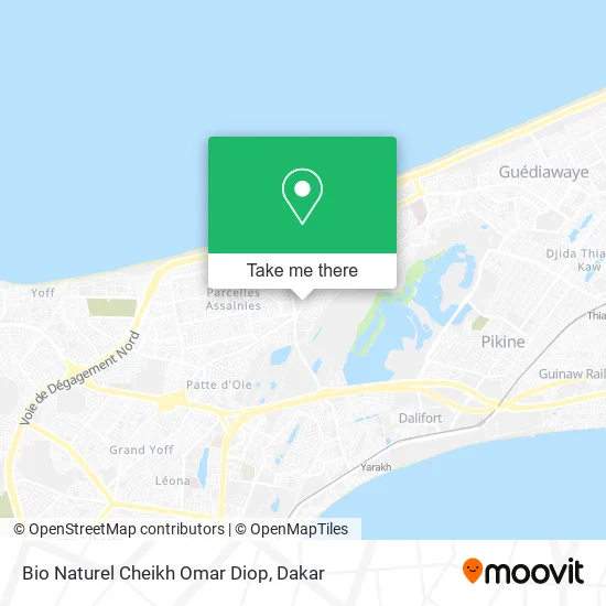 Bio Naturel Cheikh Omar Diop map