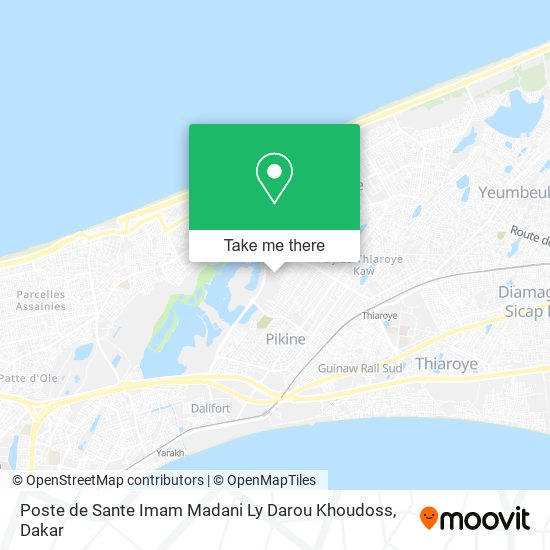 Poste de Sante Imam Madani Ly Darou Khoudoss map