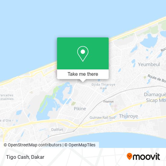 Tigo Cash map