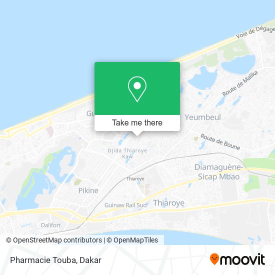 Pharmacie Touba map